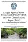 Loughs Agency Water Framework Directive Fish in Rivers Classification Report 2012