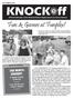 KNOCK. Fun & Games at Funplex! THIS MONTH s KNOCKOFF: In-depth History of MoHud. Asst. RE Bruce K. makes request! SEPTEMBER 2006