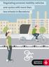 Regulating personal mobility vehicles and cycles with more than two wheels in Barcelona