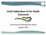 Draft Addendum IV for Public Comment. American Eel Management Board August 2014