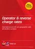 Operator & reverse charge rates