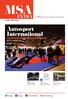 MSA. Autosport International EXTRA THE NEWSLETTER FOR BRITISH MOTOR SPORT. MSA round-up, pages 2-5 JANUARY 2017