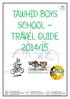TAWHID BOYS SCHOOL TRAVEL GUIDE 2014/15
