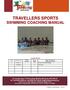 TRAVELLERS SPORTS SWIMMING COACHING MANUAL
