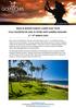 MAUI & WAIKIKI HAWAI I LADIES GOLF TOUR FULLY ESCORTED BY GOLF & TOURS HOST ANDREA MCGANN 1 st 9 th MARCH 2019