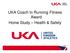 health and safety for coaches UKA Coach In Running Fitness Award Home Study Health & Safety