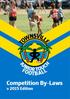 Townsville Junior Touch Football Competition By-Laws 2015 Edition I