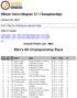 Illinois Intercollegiate XC Championships. Men's 8K Championship Race