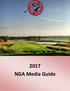 2017 NGA Media Guide NGA Media Guide