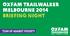 Oxfam Trailwalker Melbourne 2014 Briefing Night