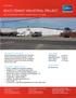 MULTI-TENANT INDUSTRIAL PROJECT