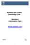Romsey and Totton Swimming Club. Members Information Pack.