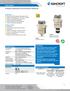 Data Sheet. P-Series Explosion Proof Pressure Switches