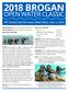 2018 BROGAN OPEN WATER CLASSIC. 29 th Annual Lake Erie Open Water Races July 14, 2018 RACE DAY TIMELINE: