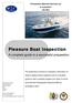 Pleasure Boat Inspection