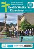 every step counts South Somerset District Council Health Walks Directory Winter 2015 Includes details of Buggy Walks