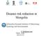 Disaster risk reduction in Mongolia