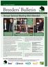 Breeders Bulletin. President Peter Francis and Vice President/Treasurer John Fokerd prepare for the meeting