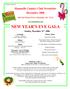Maumelle Country Club Newsletter December Club Manor Drive, Maumelle, AR NEW YEAR S EVE GALA
