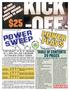 $25 POWER PLAYS POWER SWEEP 39 PAGES TABLE OF CONTENTS SUMMER FB GUIDE! THE FIRST NORTHCOAST SPORTS COMBINED