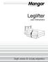Leglifter. user instructions. Simple solutions for everyday independence