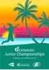 Oceania Junior Championships 2017