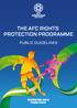 THE AFC RIGHTS PROTECTION PROGRAMME