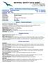 MATERIAL SAFETY DATA SHEET Product Name: Window Cleaner Page: 1 of 5 This revision issued: August 2010