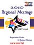 USASF REGIONAL MEETINGS