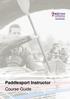 Paddlesport Instructor Course Guide