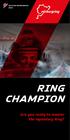 DRIVING EXPERIENCES 2019 RING CHAMPION. Are you ready to master the legendary Ring?