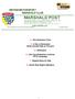 MARSHALS POST THE NEWSLETTER OF THE SOUTH WEST REGION OF THE