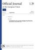 Official Journal of the European Union L 29. Legislation. Non-legislative acts. Volume January English edition. Contents REGULATIONS