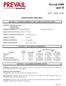 Material Safety Data Sheet SECTION 1 CHEMICAL PRODUCT AND COMPANY IDENTIFICATION SECTION 2 - HAZARDOUS INGREDIENTS