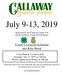 Sponsored by the Callaway County 4-H and the Callaway County FFA Programs. Youth Livestock Schedule and Rule Book