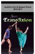 Audition Info & Season Policy TransAxion