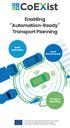Enabling Automation-Ready Transport Planning