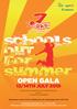 OPEN GALA 13/14TH JULY Under Swim England Law & Technical Rules Level 3 License No: 3SE191883