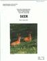 DEER. Alaska DePartment of fish and Game Division of Wildlife Conservation