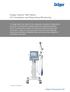 Dräger Savina 300 Select ICU Ventilation and Respiratory Monitoring