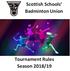Scottish Schools Badminton Union
