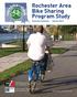 Rochester Area Bike Sharing Program Study