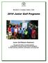 2019 Junior Golf Programs