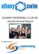 ALBANY SWIMMING CLUB INC 2015/16 Annual Report. An affiliated club of: