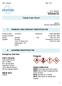Safety Data Sheet 1. PRODUCT AND COMPANY IDENTIFICATION. Product name: Product Number: