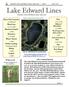 Newsletter of the Lake Edward Conservation Club ---- LECC JUNE Lake Edward Lines. Newsletter of the Lake Edward Conservation Club