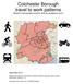 Colchester Borough travel to work patterns Where & how people travel to work by workplace zone
