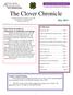 The Clover Chronicle 3033 Bear Creek Drive, Houston, Texas / Fax 281/