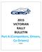 2015 VICTORIAN RALLY BULLETIN Part A (Competitors, Drivers, Co-Drivers) Version 1