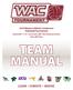 2016 Western Athletic Conference Volleyball Tournament. November Las Cruces, NM Pan American Center Host: NM State TEAM MANUAL